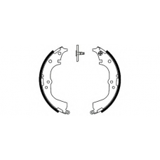 8DB 355 002-181 HELLA Комплект тормозных колодок