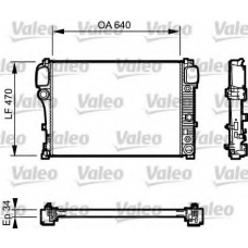 734940 VALEO Радиатор, охлаждение двигателя