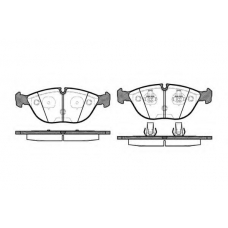 0597.00 QUINTON HAZELL Комплект тормозных колодок, дисковый тормоз