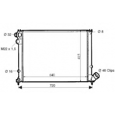 QER1811 QUINTON HAZELL Радиатор, охлаждение двигателя