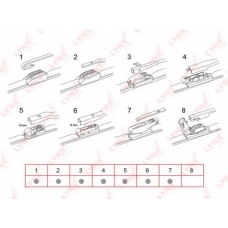 XF430 LYNX Xf430 щетка стеклоочистителя бескаркасная 430 мм lynx