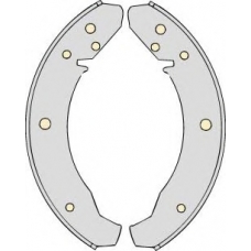 K547556 MGA Комплект тормозов, барабанный тормозной механизм