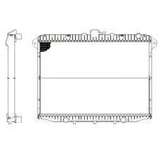 0100485 BEHR Radiator