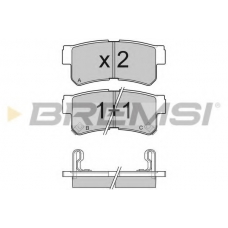 BP3043 BREMSI Комплект тормозных колодок, дисковый тормоз