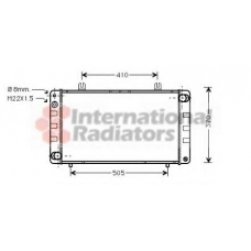 47002010 VAN WEZEL Радиатор, охлаждение двигателя