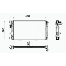 RM0081 EQUAL QUALITY Радиатор, охлаждение двигателя