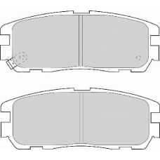 FD6828A NECTO Комплект тормозных колодок, дисковый тормоз