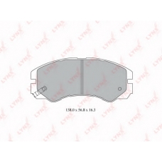 BD-3802 LYNX Комплект тормозных колодок, дисковый тормоз