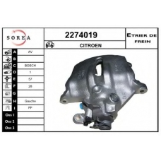 2274019 EAI Тормозной суппорт