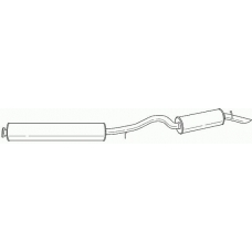 41632 SIGAM Глушитель выхлопных газов конечный