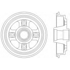 62914 PAGID Тормозной барабан