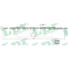 C0512B LPR Трос, стояночная тормозная система