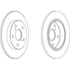 DDF1645 FERODO Тормозной диск