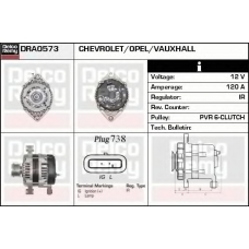 DRA0573 DELCO REMY Генератор