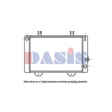 250110N AKS DASIS Радиатор, охлаждение двигателя