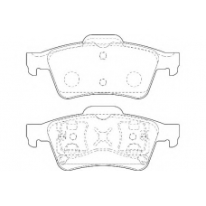 WBP23482A WAGNER LOCKHEED Комплект тормозных колодок, дисковый тормоз