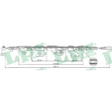 C0479B LPR Трос, стояночная тормозная система