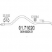 01.71020 MTS Труба выхлопного газа
