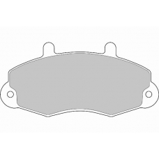 FD6403N NECTO Комплект тормозных колодок, дисковый тормоз