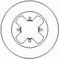 6145 10 KAWE Тормозной диск