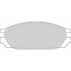 FD6905A NECTO Комплект тормозных колодок, дисковый тормоз