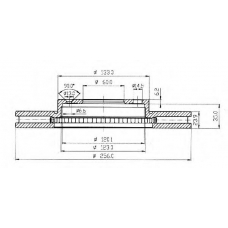 BSF4813 QUINTON HAZELL Тормозной диск