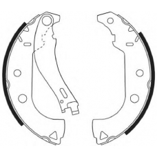 BS1167 QUINTON HAZELL Комплект тормозных колодок