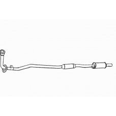 614476 FONOS Средний глушитель выхлопных газов