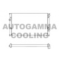 102009 AUTOGAMMA Радиатор, охлаждение двигателя