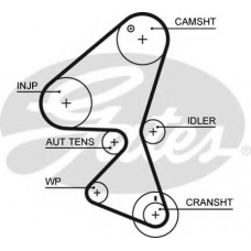 5598XS GATES Ремень ГРМ
