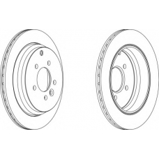 DDF1431 FERODO Тормозной диск