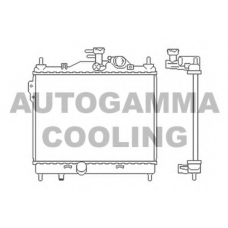 103668 AUTOGAMMA Радиатор, охлаждение двигателя