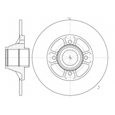 6075.00 REMSA Тормозной диск
