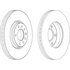 DDF1261 FERODO Тормозной диск