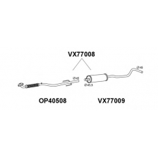 VX77008 VENEPORTE Предглушитель выхлопных газов