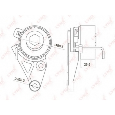 PB1075 LYNX Ролик натяжной