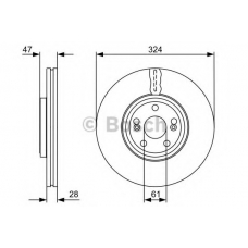 0 986 479 565 BOSCH Тормозной диск