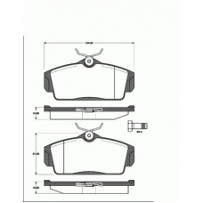 1501222254 S.b.s. Комплект тормозных колодок, дисковый тормоз