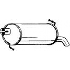 233-509 BOSAL Глушитель выхлопных газов конечный