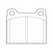 WBP20755A WAGNER LOCKHEED Комплект тормозных колодок, дисковый тормоз