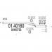 01.40160 MTS Труба выхлопного газа