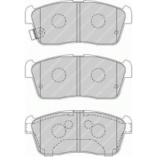 FDB1532 FERODO Комплект тормозных колодок, дисковый тормоз