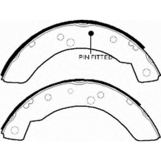 T0610978 RAMEDER Комплект тормозных колодок