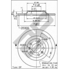 14837 AP Тормозной диск