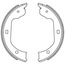 BSA2213.00 OPEN PARTS Комплект тормозных колодок