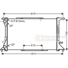 03002306 VAN WEZEL Радиатор, охлаждение двигателя