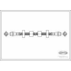 19032719 CORTECO Тормозной шланг