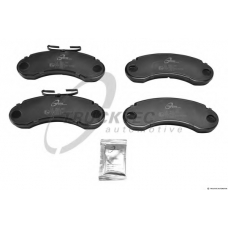 02.35.302 TRUCKTEC AUTOMOTIVE Комплект тормозных колодок, дисковый тормоз