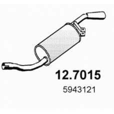 12.7015 ASSO Глушитель выхлопных газов конечный