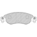 FDB1410 FERODO Комплект тормозных колодок, дисковый тормоз